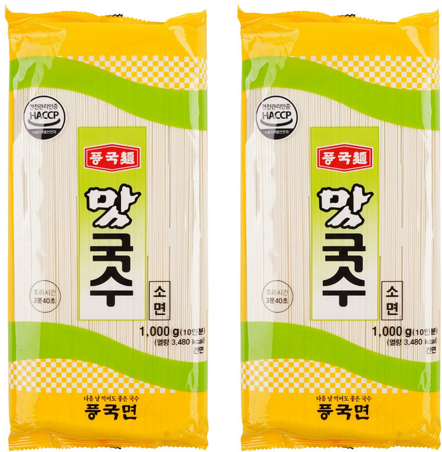 풍국면 맛국수 소면, 1kg, 2개