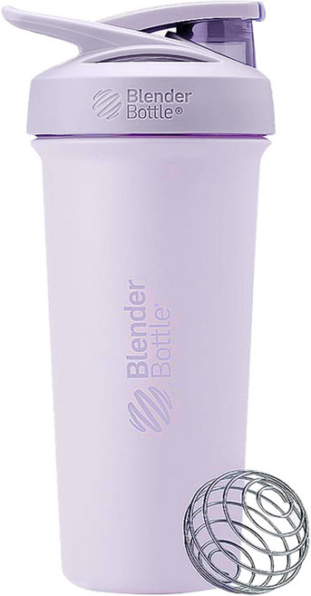 Blender Bottle Sleek SS 按壓式不銹鋼搖搖杯, 流光紫, 740ml, 1個