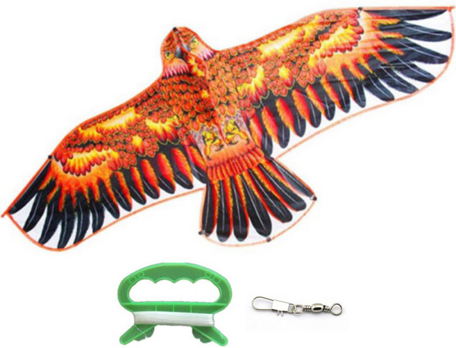 에이치케이 대형 독수리연 + 얼레 + 꼬임방지 도래 색상랜덤, 1세트