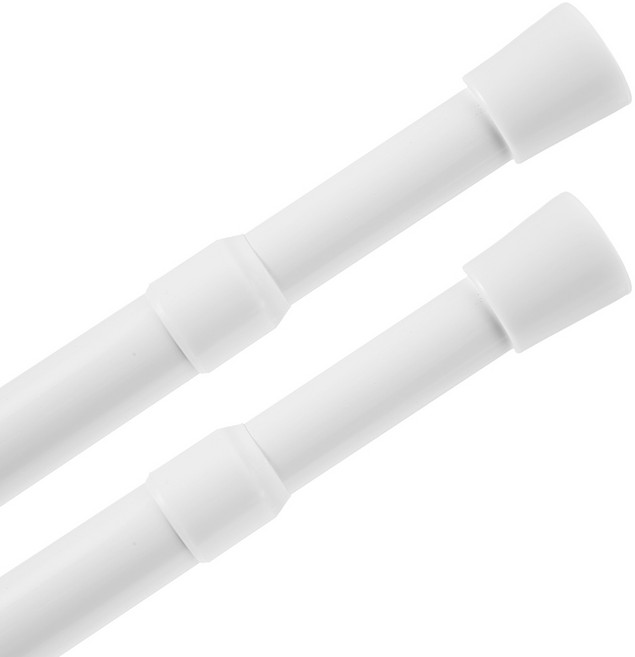 코멧 22mm 스프링식 압축봉 6호 105~190cm, 화이트