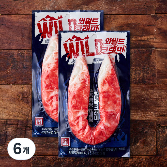 크래미 한성기업 와일드 크래미, 180g, 6개