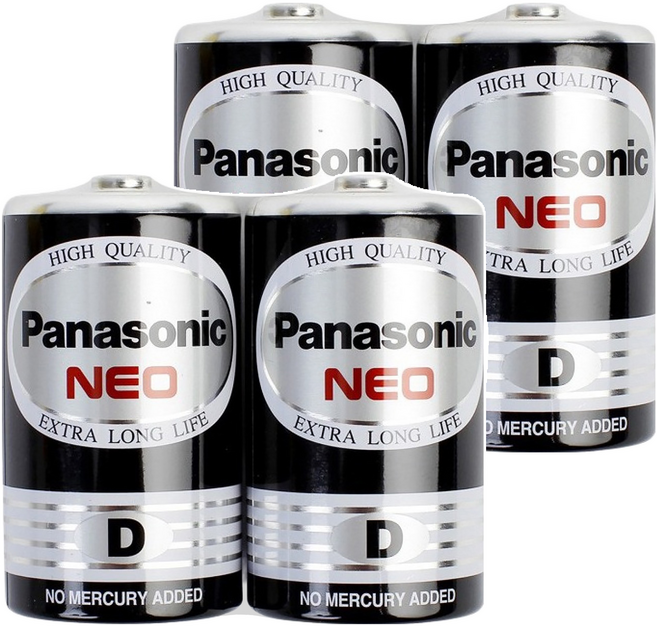 Panasonic 台灣公司貨 錳乾電池 1號, 2顆, 2組