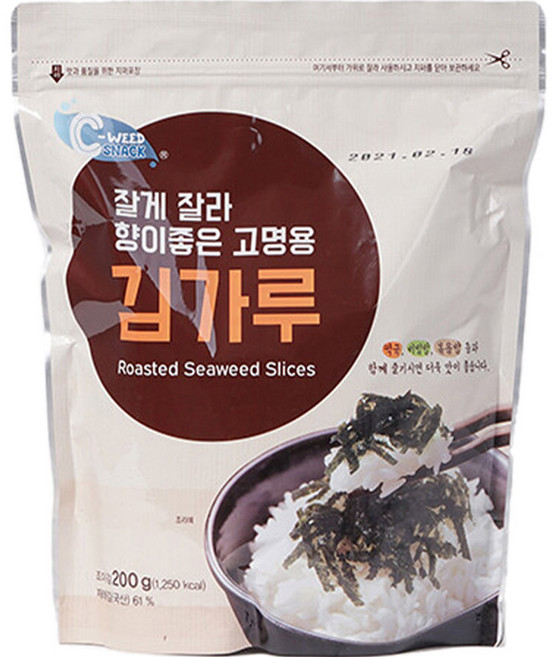 예맛 잘게 잘라 향이 좋은 고명용 김가루, 200g, 1개