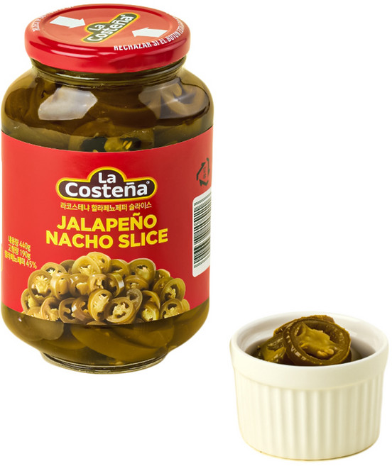 라코스테냐 할라페뇨 페퍼슬라이스, 440g, 1개