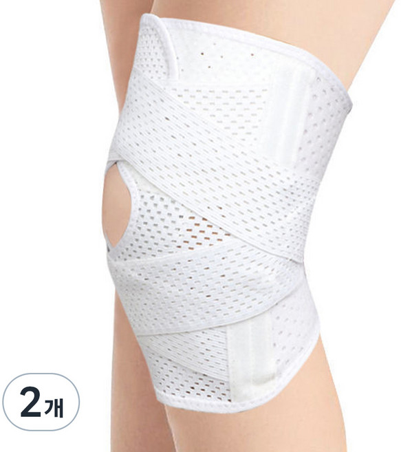 투아룸 4세대 무릎보호대 화이트, 2개