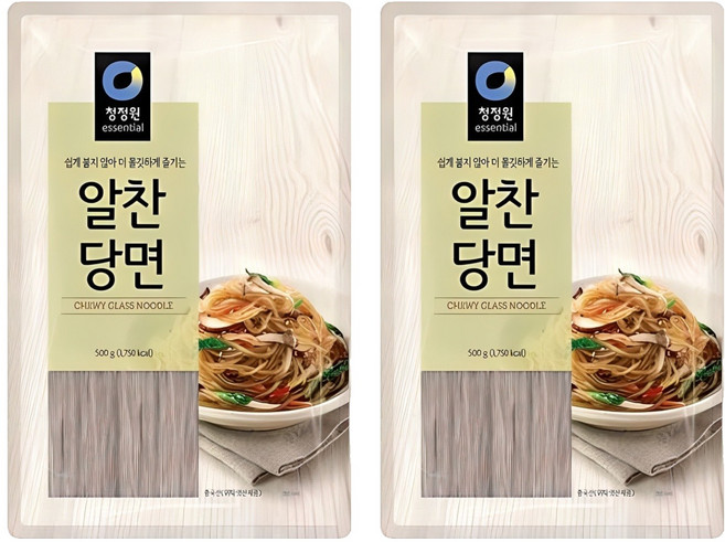 청정원 알찬 당면, 500g, 2개