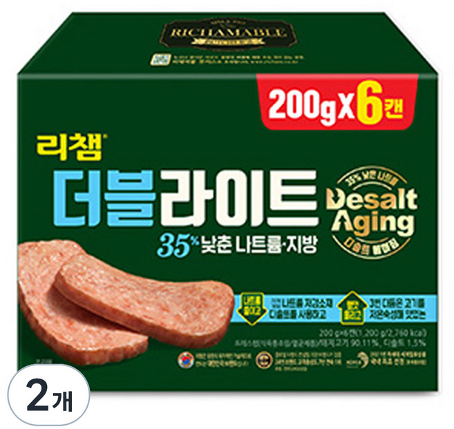 리챔 더블 라이트, 200g, 12개