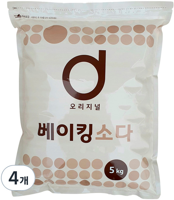 서희 오리지널 베이킹소다, 5kg, 4개