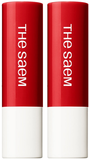 더샘 샘물 에센셜 틴트 립밤, RD01, 4g, 2개