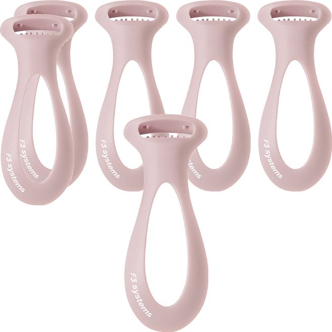 에프쓰리시스템즈 세이프티 각질 면도기, 6개