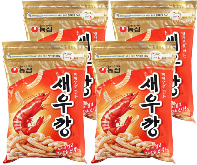 새우깡, 400g, 4개