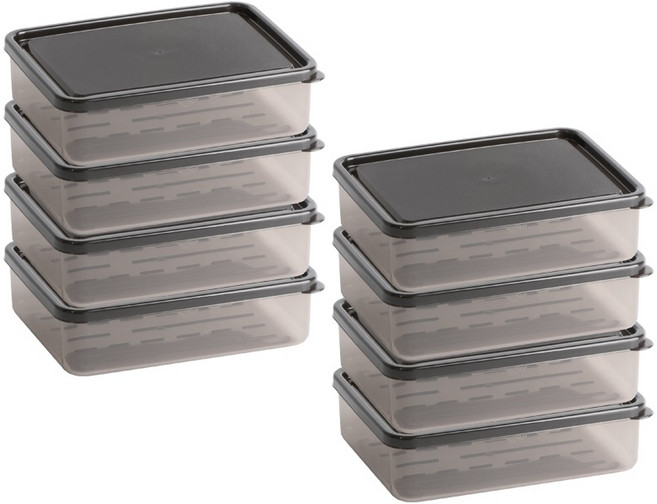 비트리 냉장고 밀폐용기 600ml, 8개, 1개