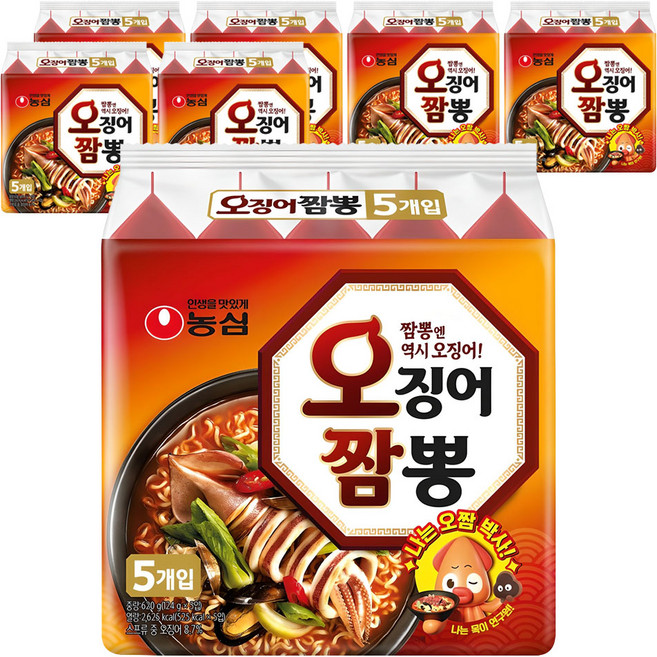 오징어짬뽕 124g, 35개
