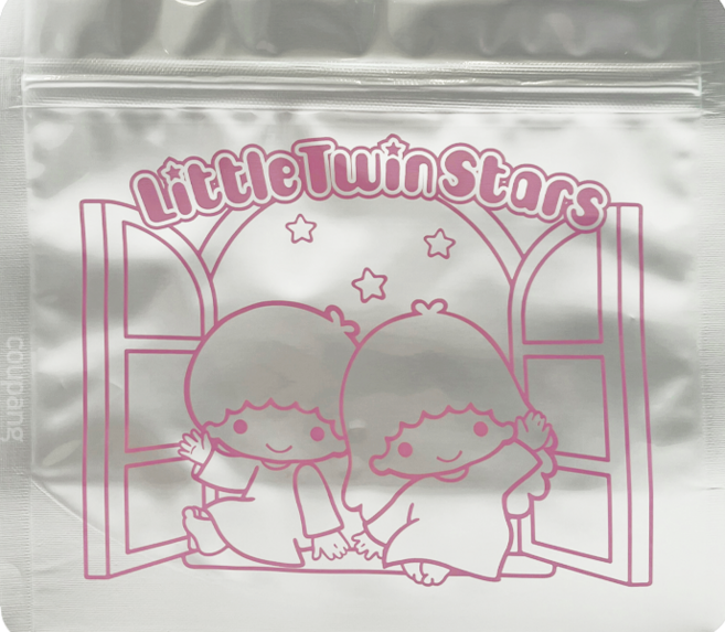 Skater 雙子星little Twin Star 夾鍊袋, 5入, 1包