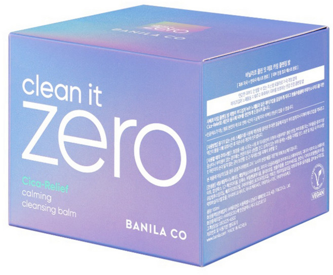 BANILA CO 芭妮蘭 台灣公司貨 ZERO 零感肌瞬淨卸妝霜 積雪草舒敏, 100ml, 1件