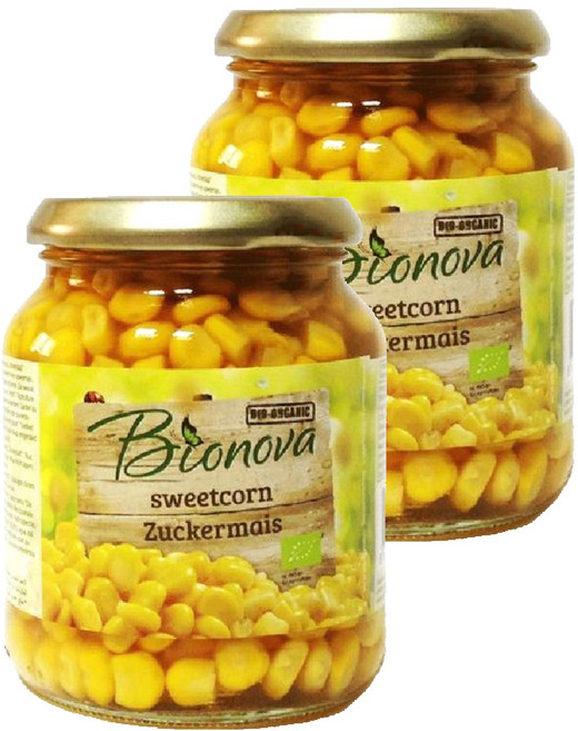 바이오노바 유기농 스위트콘, 340g, 2개