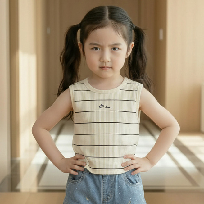 CONTIKIDS 女童F羅紋背心