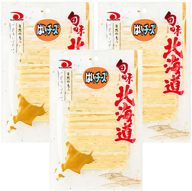 MARUICHI 丸一製菓 高起司鱈魚, 85g, 3個
