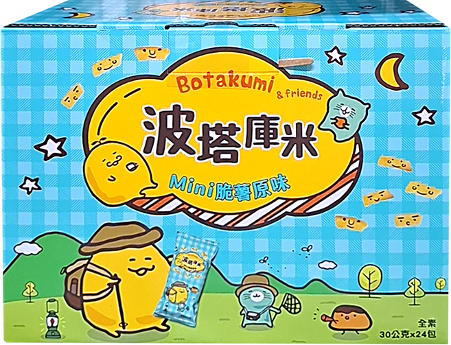 聯華食品 波塔庫米mini脆薯原味 24包入, 720g, 1盒