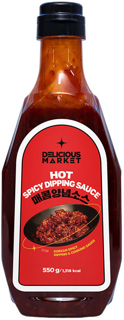 딜리셔스마켓 매콤양념소스, 550g, 1개
