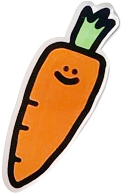 오프유 캐릭터 휴대폰 그립톡, 당근, 1개