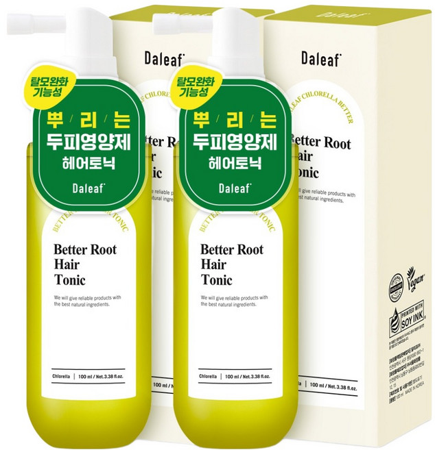 달리프 클로렐라 베러 루트 헤어토닉, 100ml, 2개