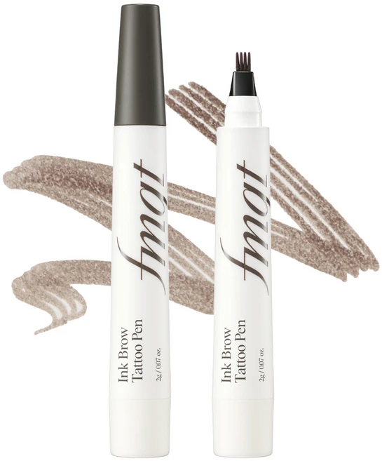 fmgt 더페이스샵 잉크 브로우 타투 펜 2g, 02 그레이 브라운, 1개 - 쿠팡