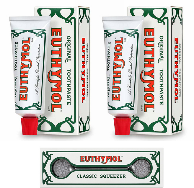 유시몰 티엠 치약 106g 2p + 클래식 스퀴저, 1세트