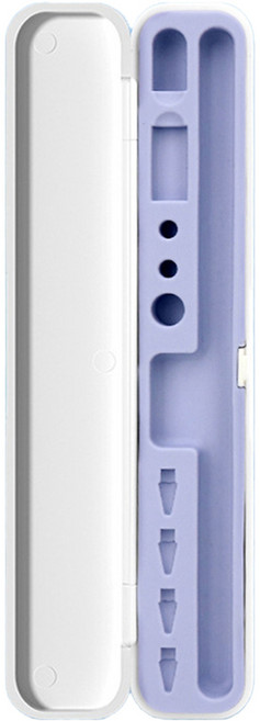 pines 애플펜슬 필통 휴대용 케이스, 1개, 라일락 바이올렛