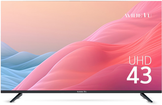 와이드뷰 4K UHD LED 고화질 TV, 109cm(43인치), EKW43UT1, 스탠드형, 고객직접설치