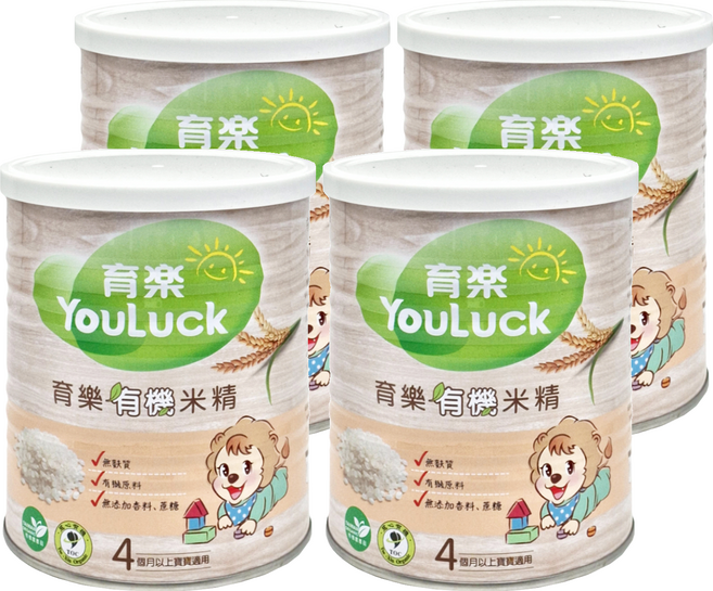 YouLuck 育樂 米精, 250g, 4罐