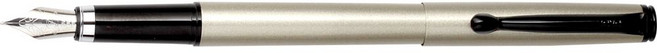 자바펜 샴페인 골드 만년필, EF, 실버