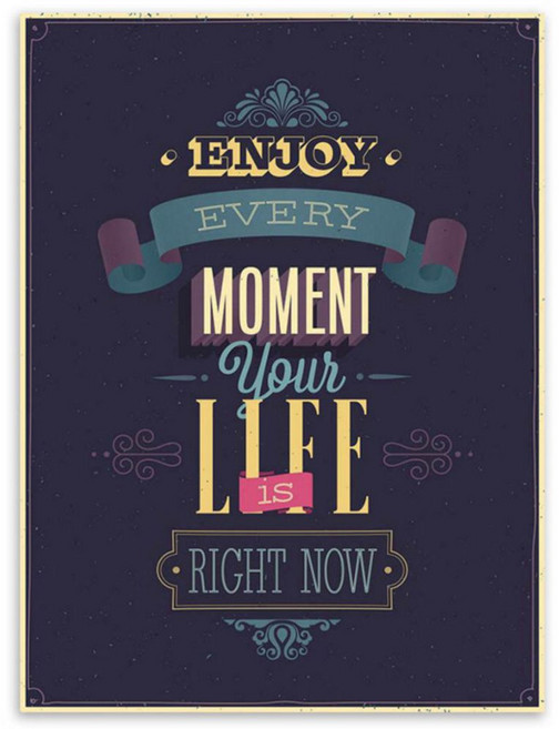 인테리어포스터3 enjoy every moment your life