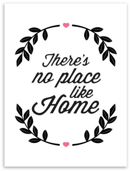 인테리어포스터2 there's no place like home