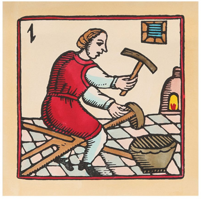 4만마켓 바르셀로나 Krappa, 목판화 조각가