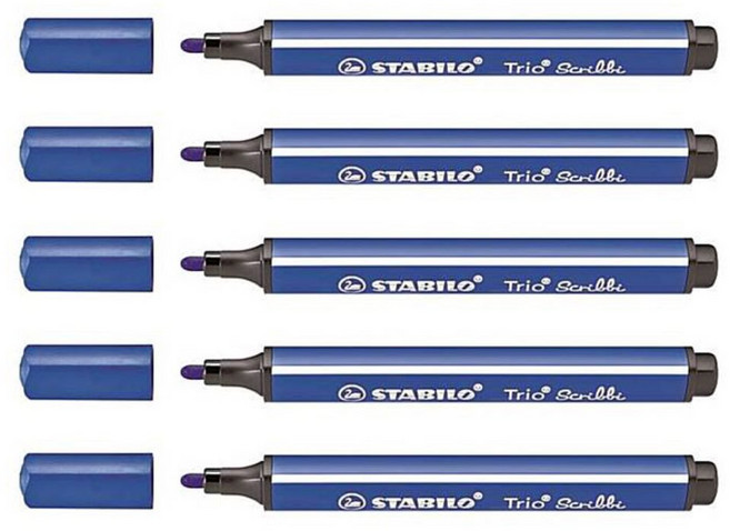 스타빌로 트리오 스크리비 유아용 사인펜, 5개