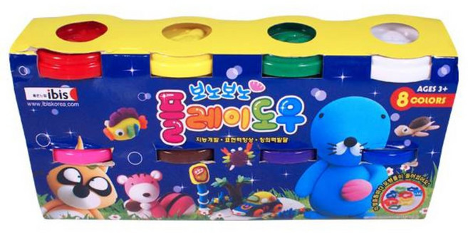 7000 플레이도우 벌크8색(BN), 색상혼합, 1개