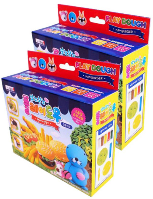 4000 플레이도우(BN), 2개, 햄버거