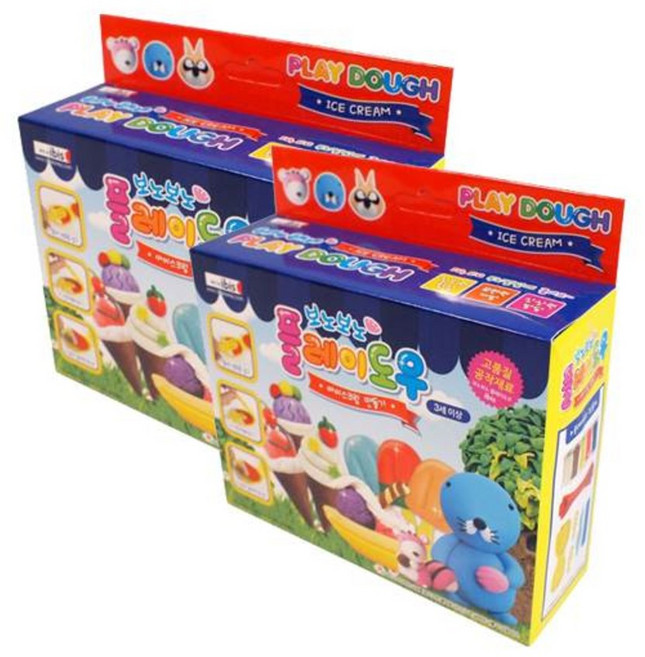 4000 플레이도우(BN), 2개, 아이스크림