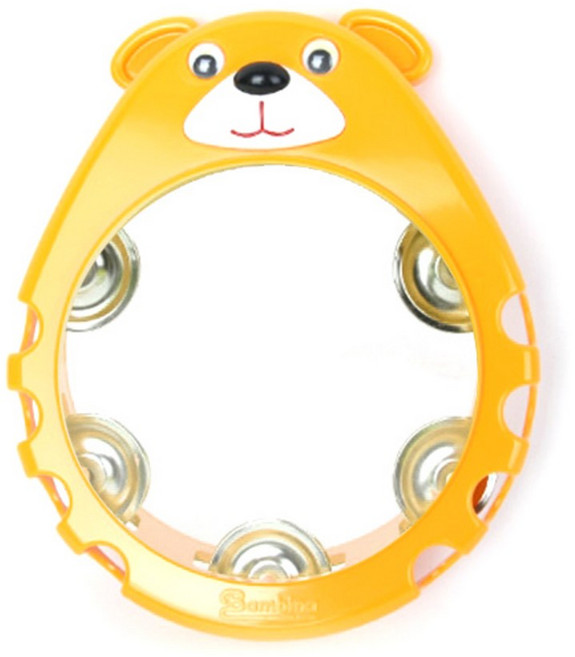 제논 밤비나 탬버린 곰, 노랑, 1개
