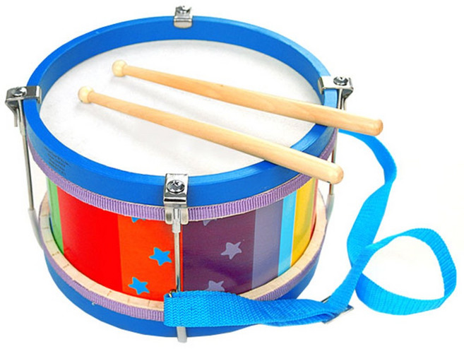 마칭스네어 드럼완구, 혼합색상, 1개