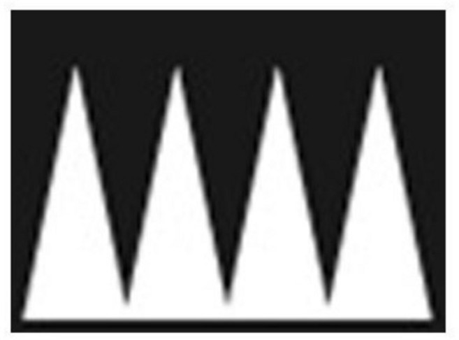 북유럽세모패턴B, 화이트