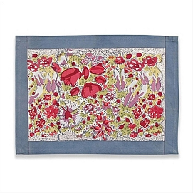 컬러네이처 식탁매트, 자뎅 레드블루, 1개