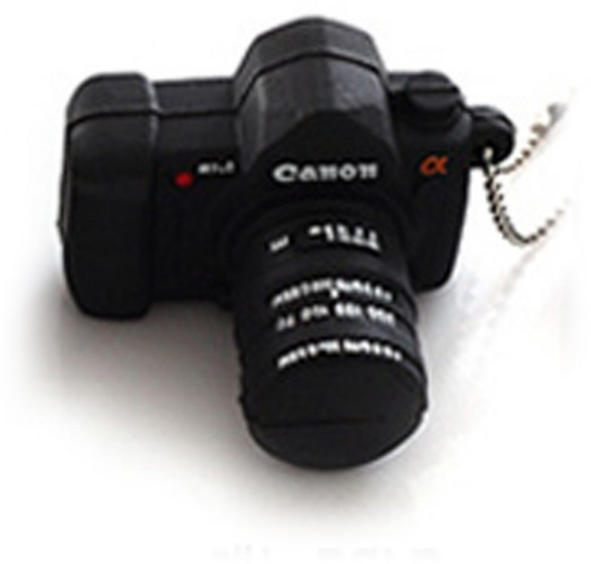 DSLR카메라모양 USB 8G, 블랙 캐논, 8GB