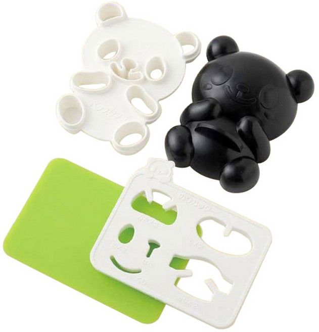 이홈베이킹 아기팬더 다용도틀 세트, 혼합색상, 1세트