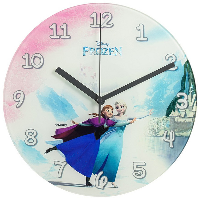 오리엔트 무소음 겨울왕국 디즈니 캐릭터벽시계, D847F, 단품