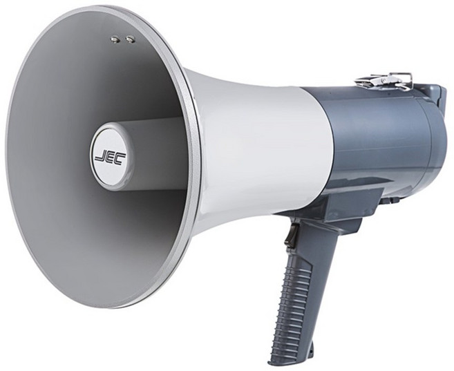 삼주전자 사이렌 마이크 호루라기 대출력 대형 메가폰, SJM-740SW, 혼합색상, 1개