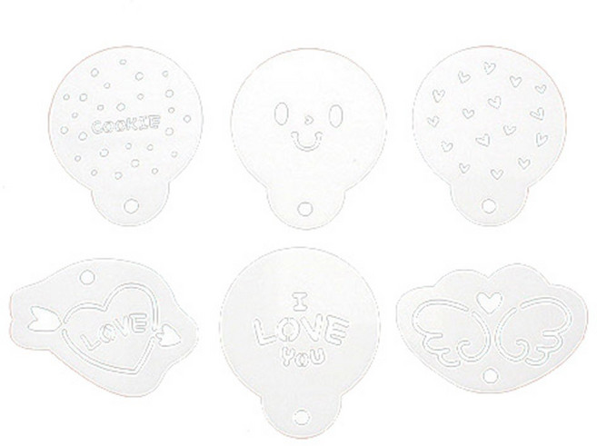 스텐실세트, 몽글몽글 6종, 1개