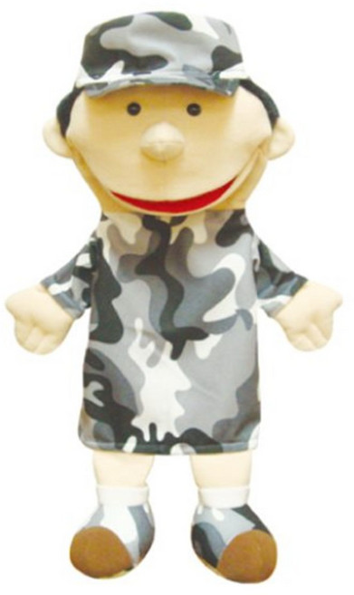 청양토이 통통이 구연 직업 손인형 캐릭터인형, 군인, 1개
