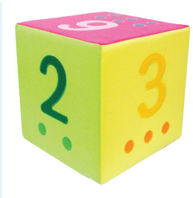 CHUNG YANG TOY 數字骰子 大, 混色, 1個